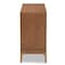 Baxton Studio Ramiel MidCentury Modern Ash Walnut Finished Wood and Rattan 6Drawer Dresser 215-12427-ZORO - alternate 9